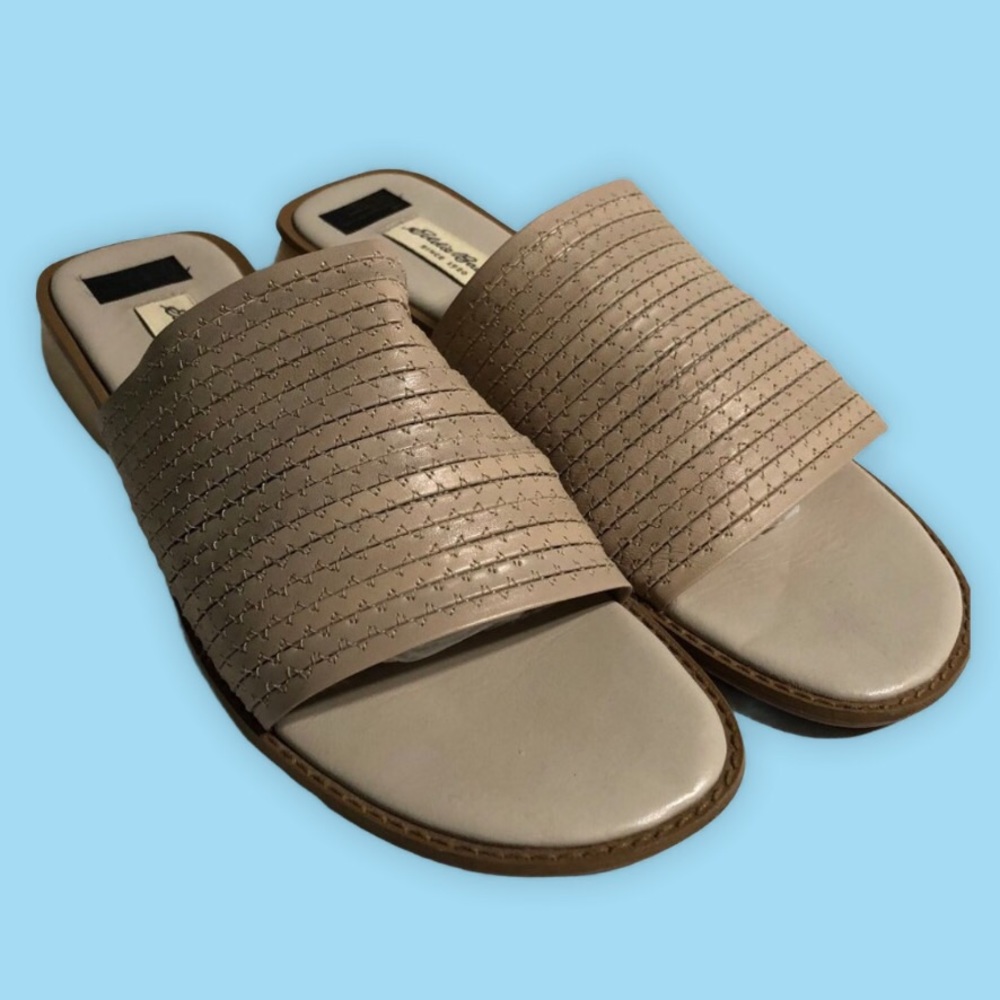 Eddie Bauer Leather Slip On Sandals-Sz 9.5